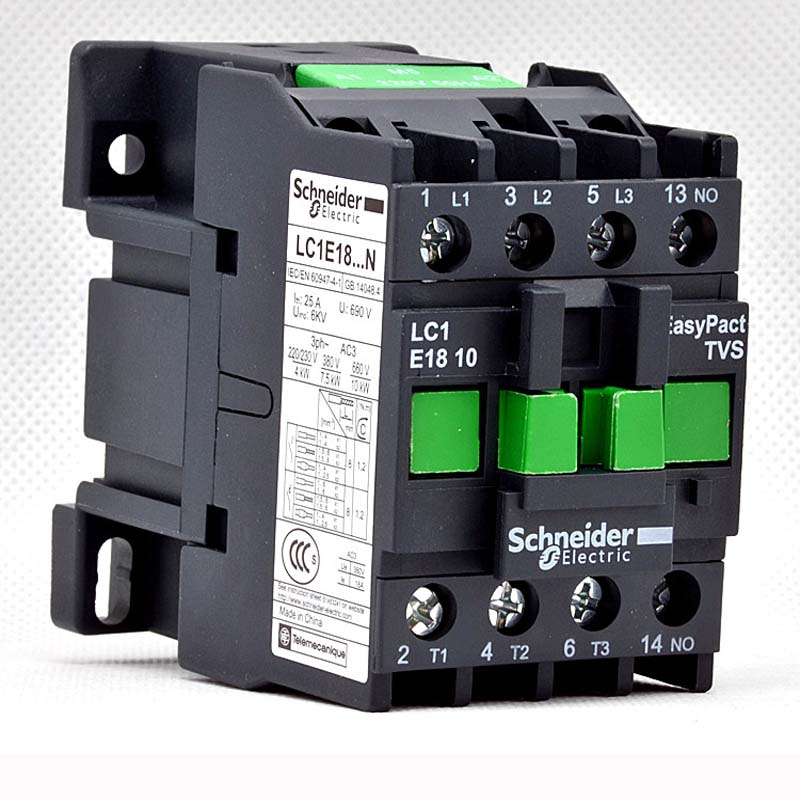 1 100_Контактор малогабаритный 18А 220В АС 1НО Easypact Schneider Electric